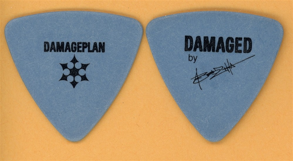 Pantera Damageplan Bob Zilla Vintage Guitar Pick - 2004 New Found Power Tour