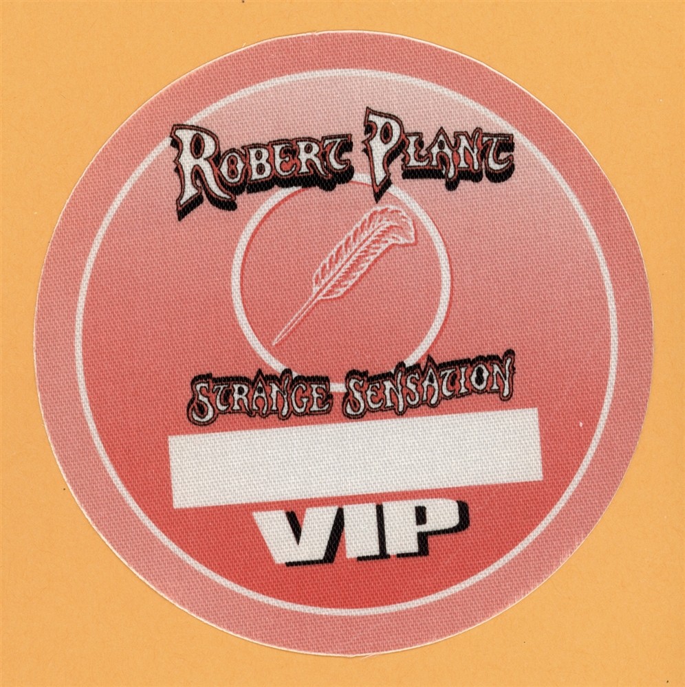 Robert Plant 2005 Led Zepplin Mighty ReArranger Concert Tour VIP Backstage Pass