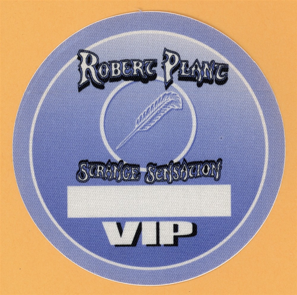Robert Plant 2005 Led Zepplin Mighty ReArranger Concert Tour VIP Backstage Pass