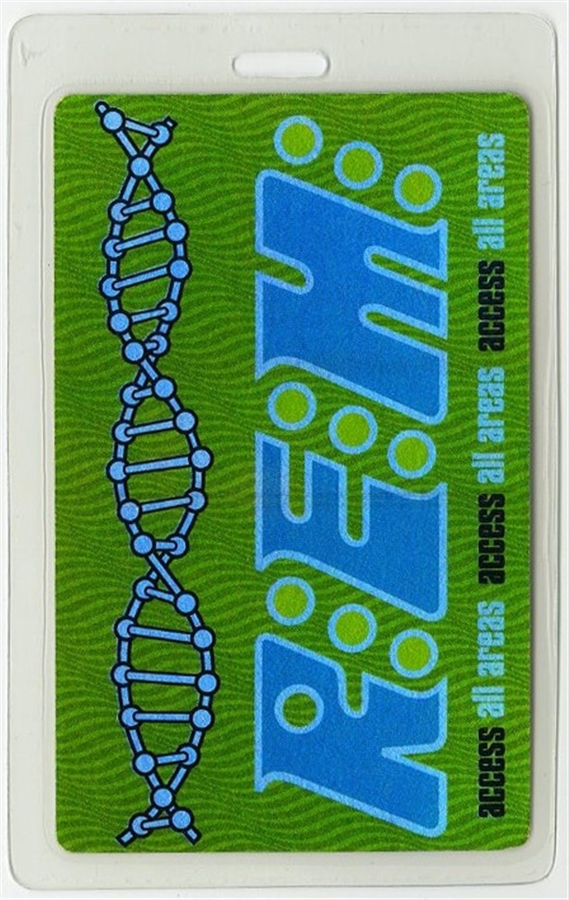 REM 1999 Up Concert Tour All Access Laminated Backstage Pass