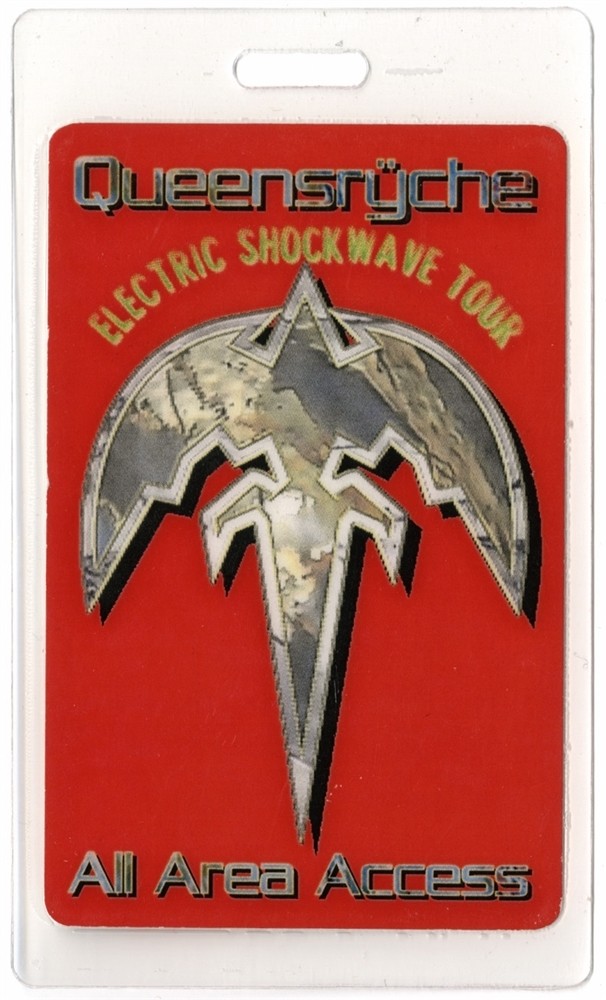 Queensryche 1999 Q2K Concert Tour All Access Laminated Backstage Pass