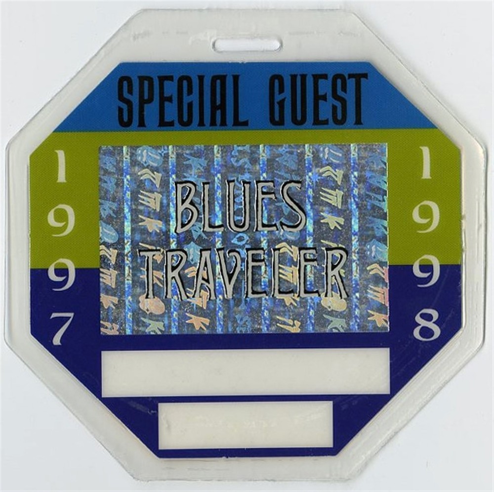Rolling Stones Bridges to Babylon Tour w/Blues Traveler Laminated Backstage Pass
