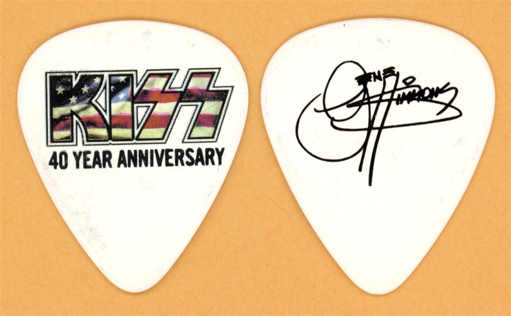 KISS Gene Simmons Vintage Guitar Pick - 2014 40th Anniversary Tour