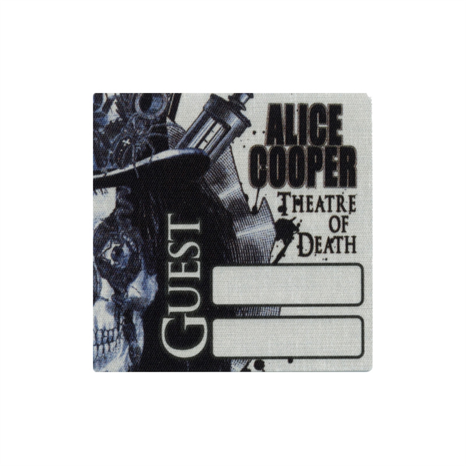 Alice Cooper 2009 Theatre of Death Concert Tour Guest Backstage Pass