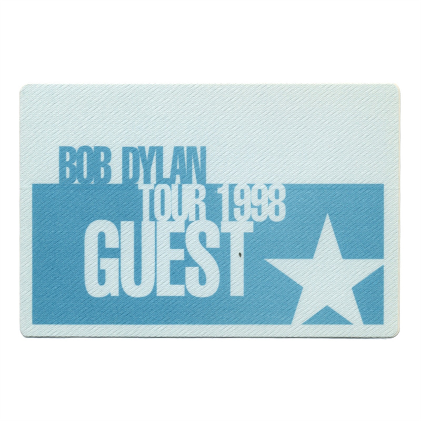 Bob Dylan 1998 Time Out of Mind Concert Tour Guest Backstage Pass