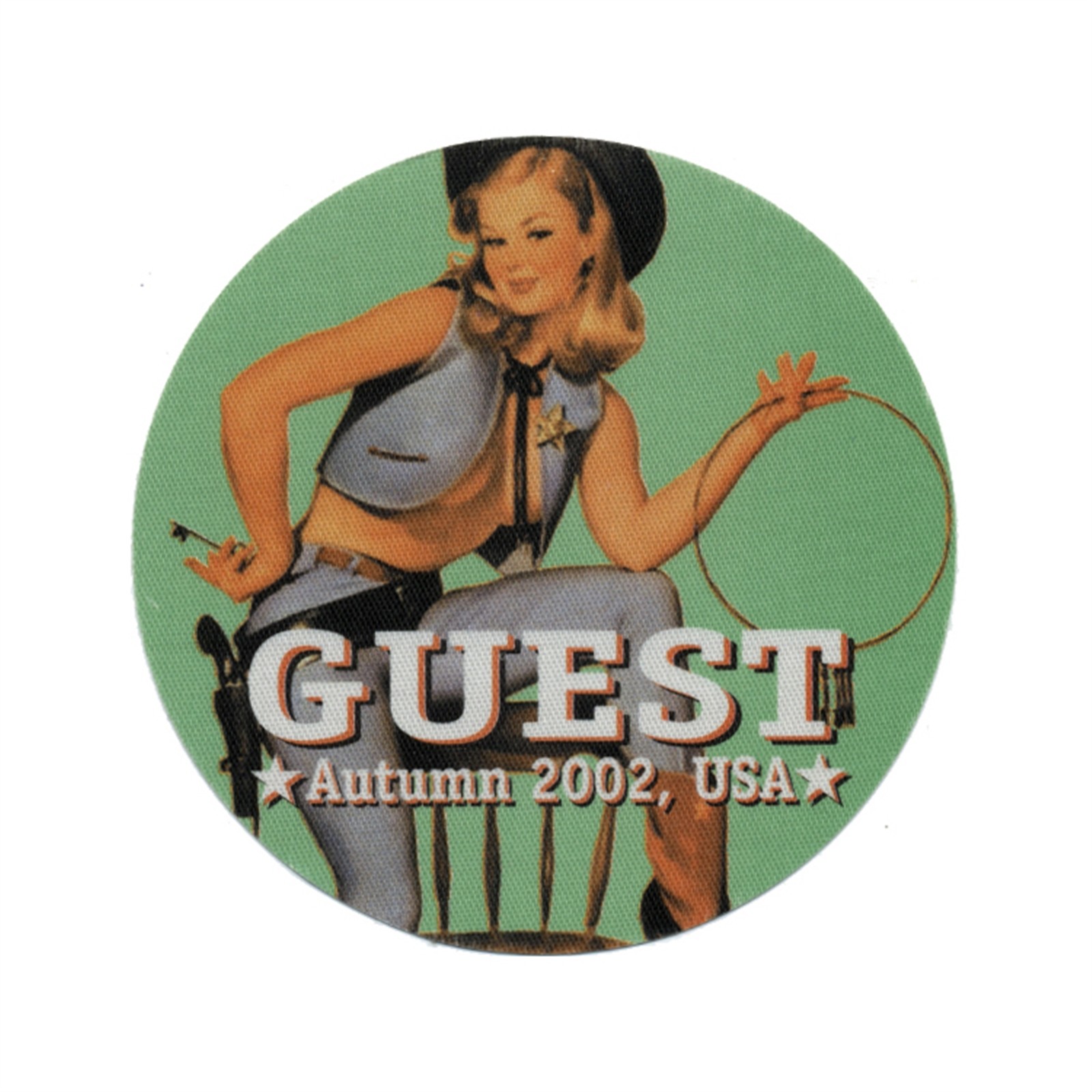 Bob Dylan 2002 Love and Theft Concert Tour Guest Backstage Pass