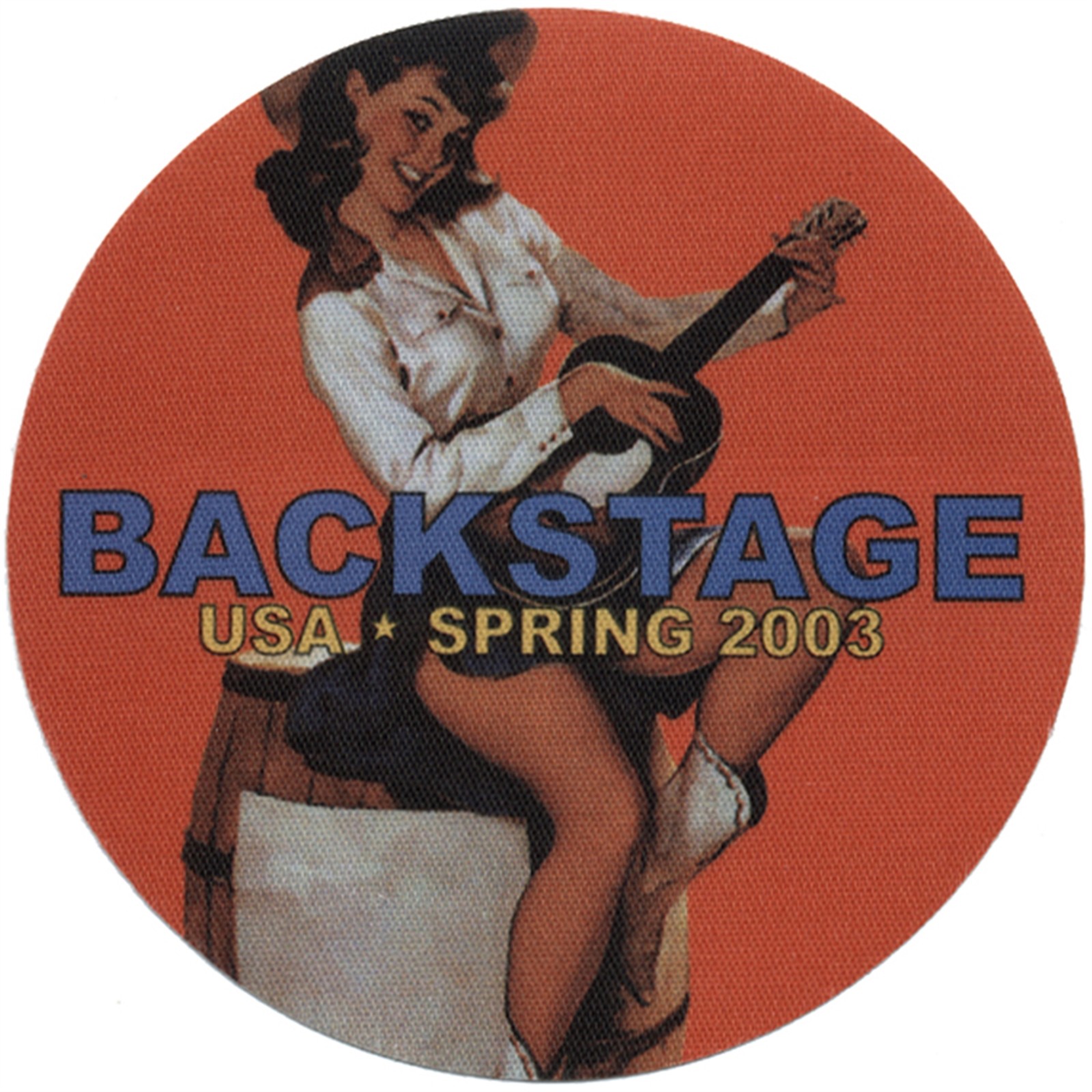 Bob Dylan 2003 Concert Tour Backstage Pass