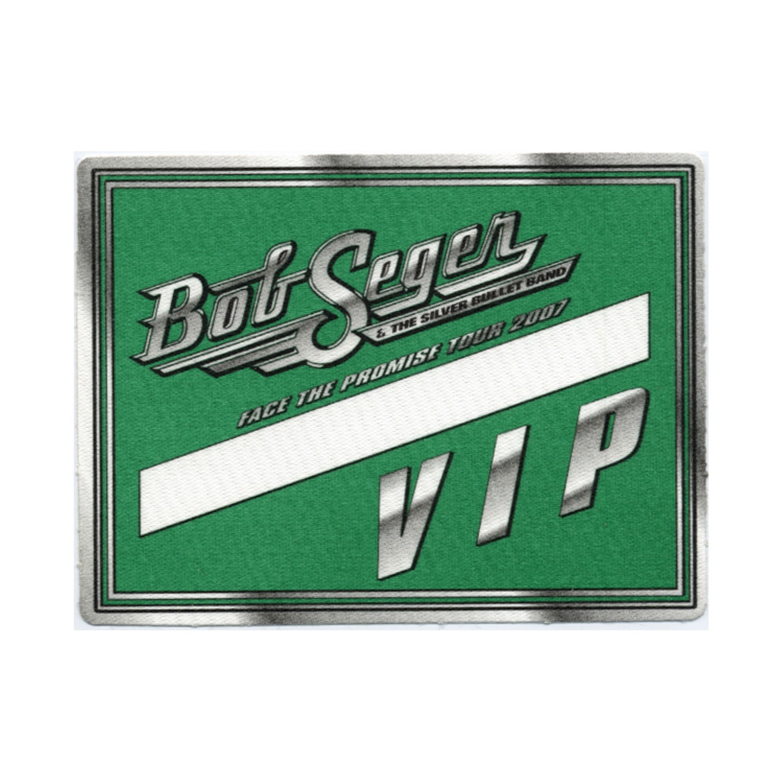 Bob Seger 2007 Face the Promise Concert Tour VIP Backstage Pass