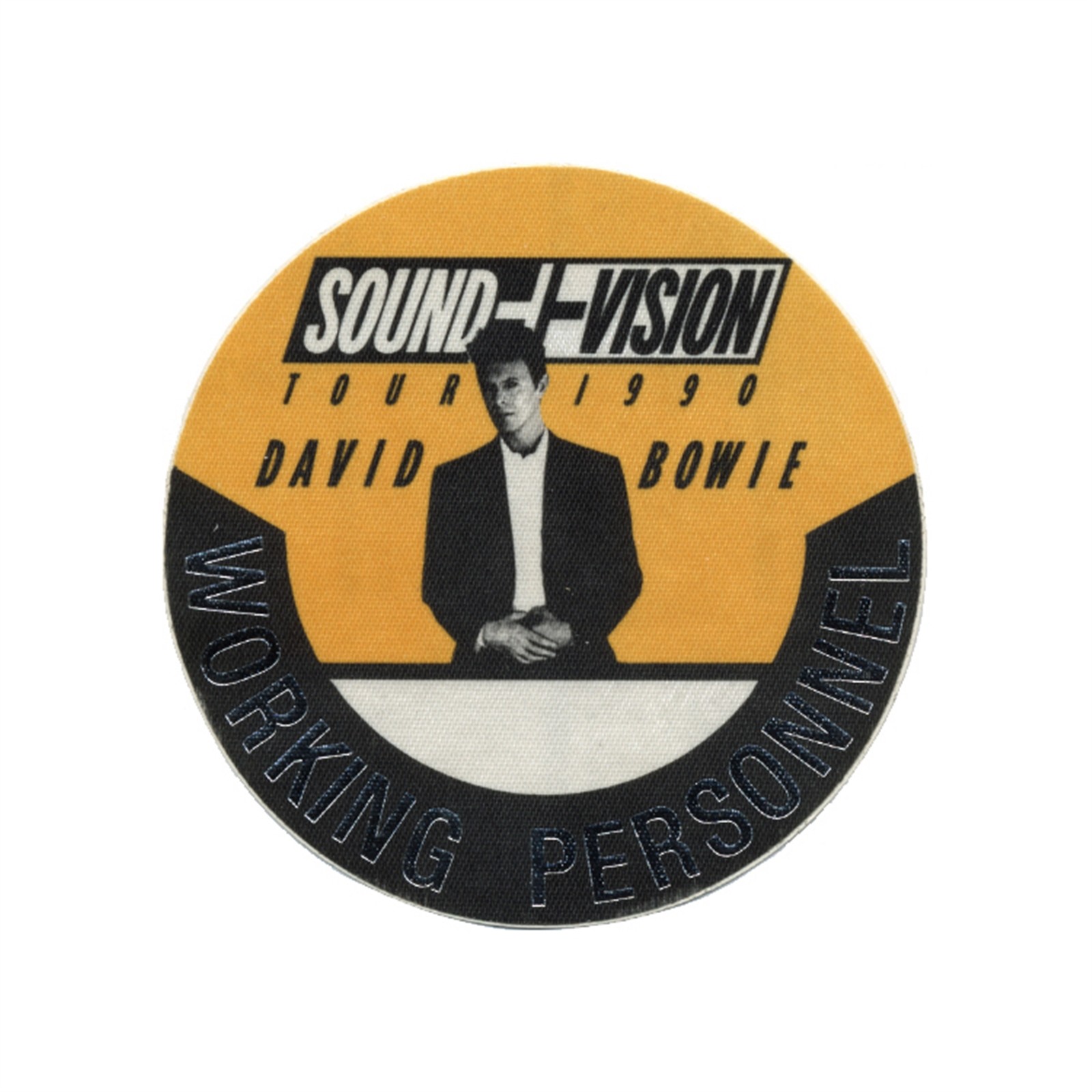 David Bowie 1990 Sound & Vision Concert Tour Working Backstage Pass