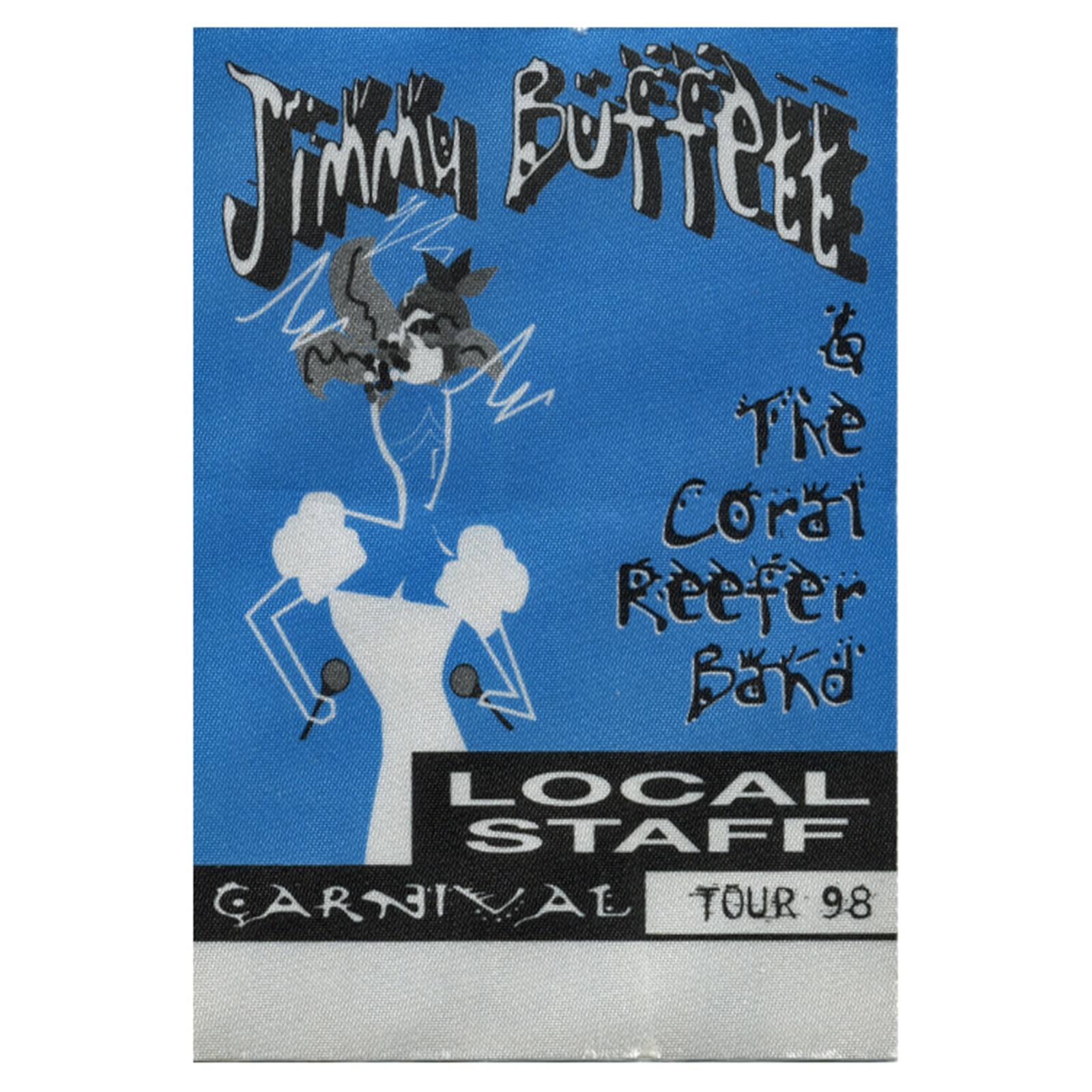 Jimmy Buffett 1998 Don't Stop the Carnival Concert Tour Staff Backstage Pass
