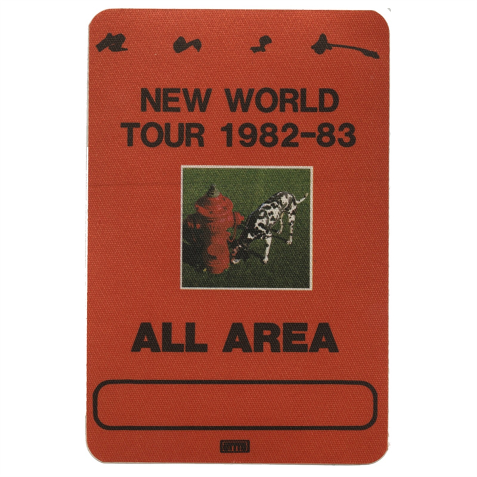 Rush 1982 Signals Concert Tour All Access Backstage Pass