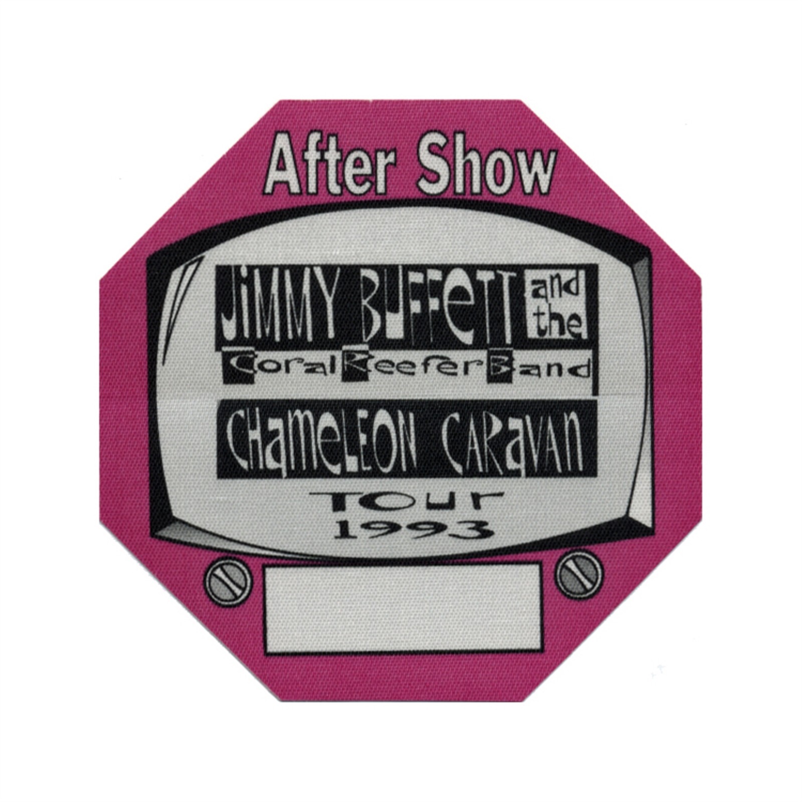 Jimmy Buffett 1993 Chameleon Caravan Concert Tour Aftershow Backstage Pass