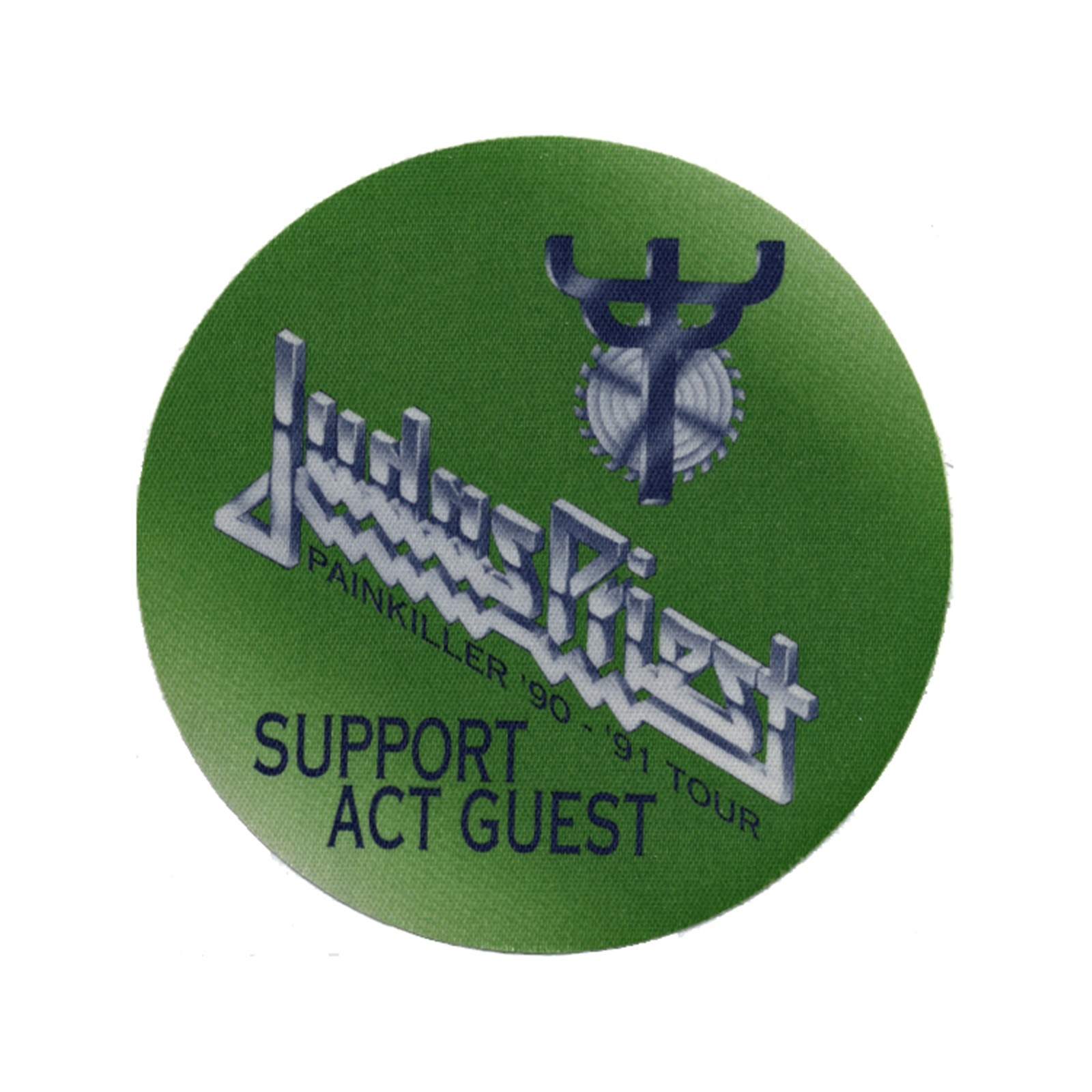 Judas Priest 1990 Painkiller Concert Tour Support Act Backstage Pass