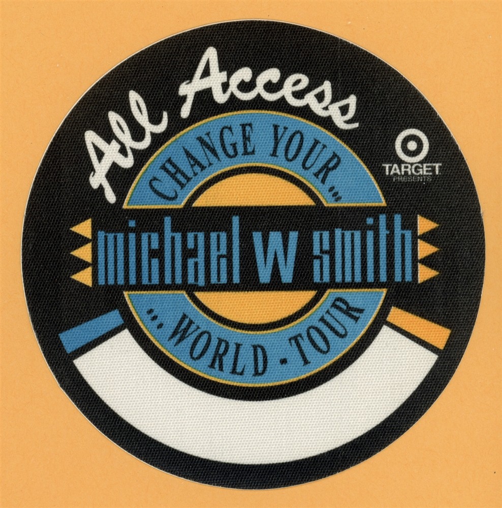 Michael W. Smith 1992 Change Your World Concert Tour ALL ACCESS Backstage Pass