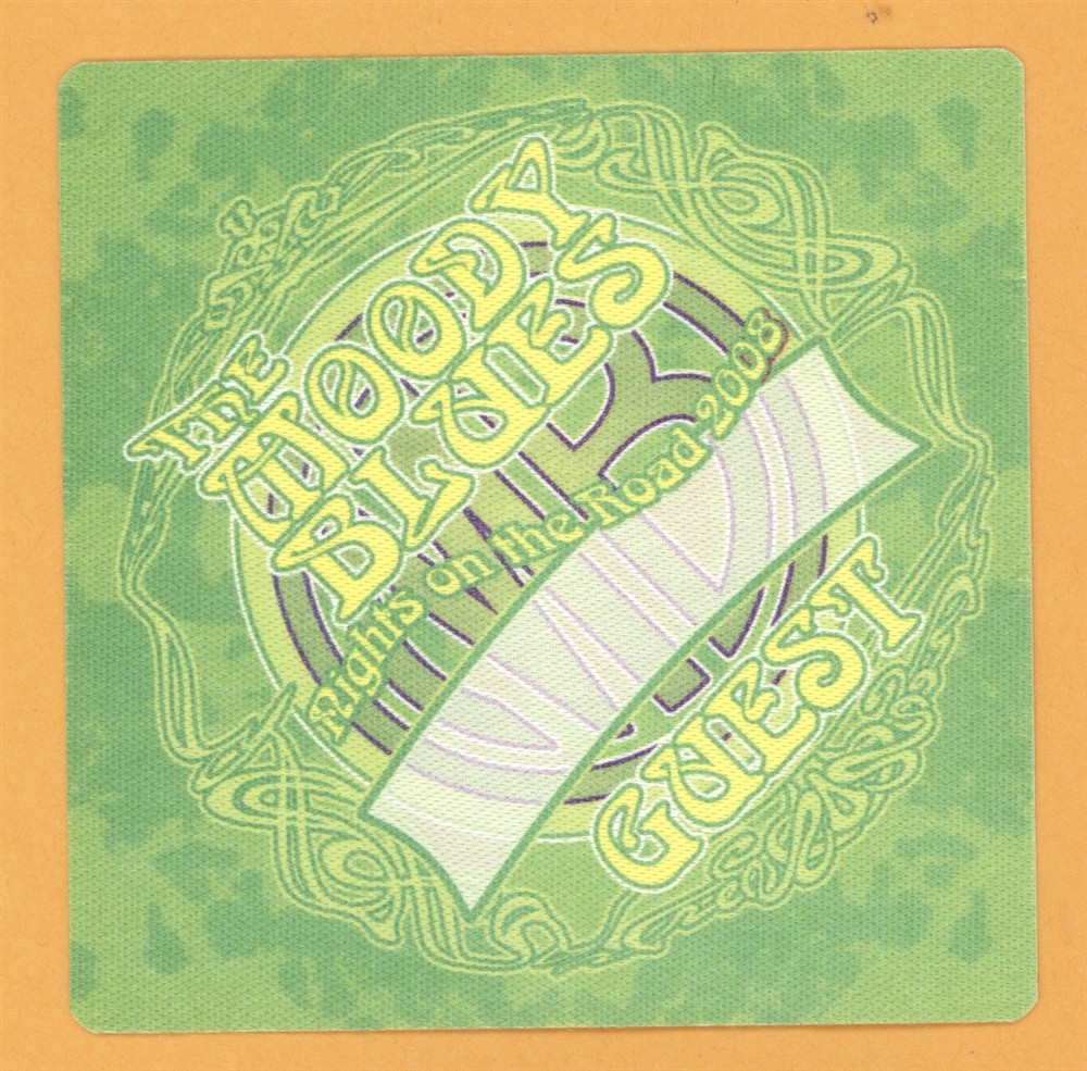 Moody Blues 2008 Rights on The Road Concert Tour GUEST Backstage Pass