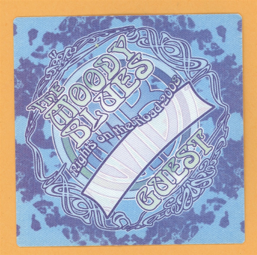 Moody Blues 2008 Rights on The Road Concert Tour GUEST Backstage Pass