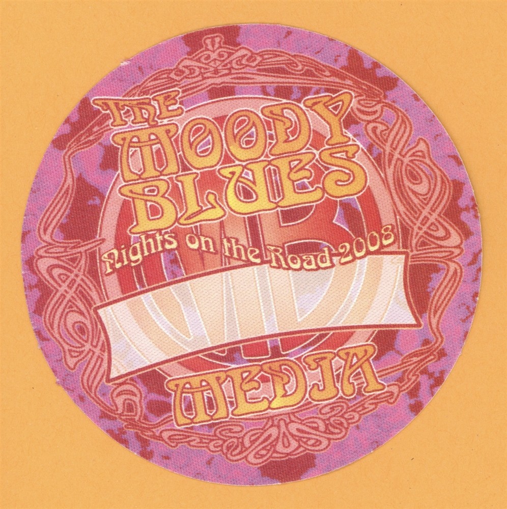 Moody Blues 2008 Rights on The Road Concert Tour MEDIA Backstage Pass