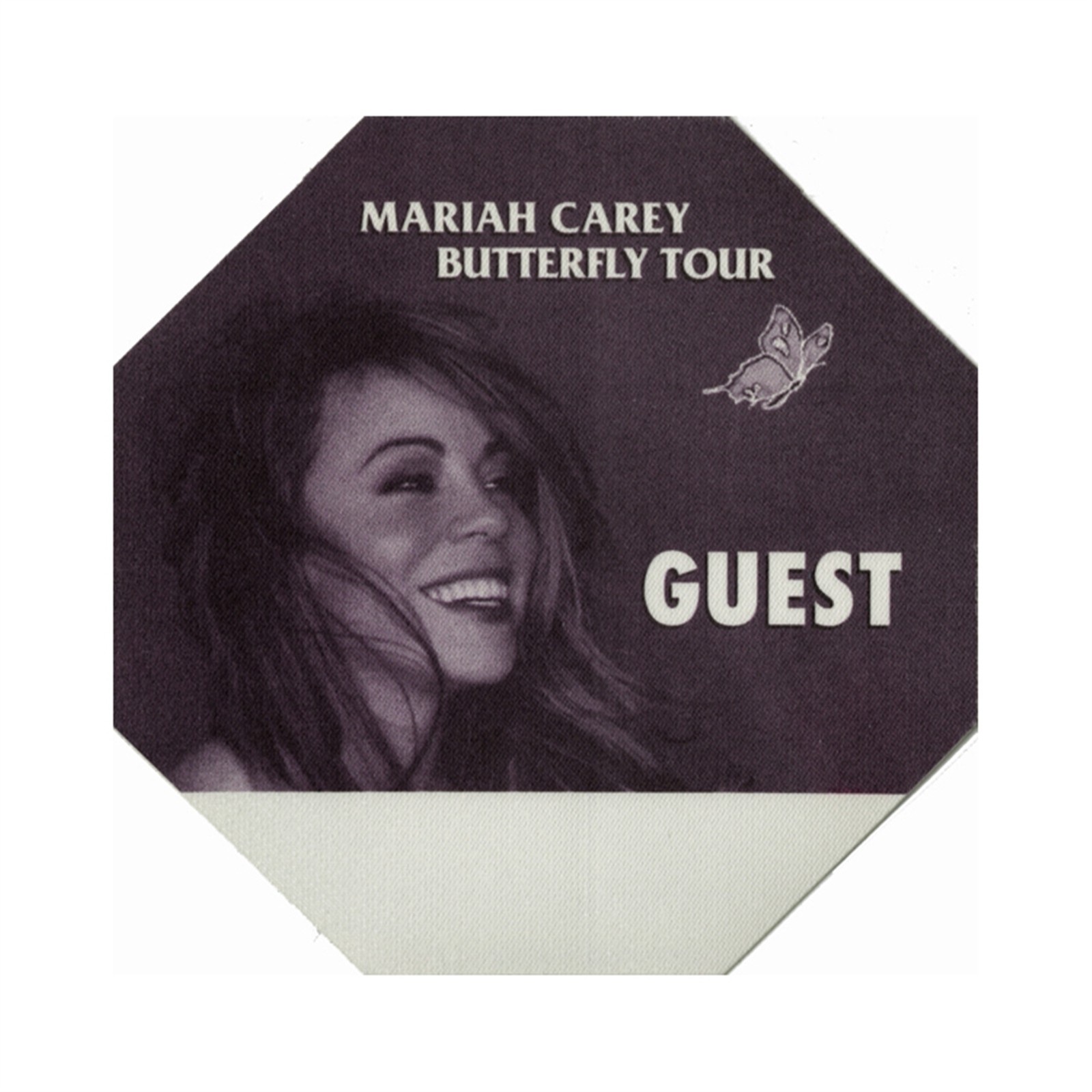 Mariah Carey 1998 Butterfly Concert Tour Guest Backstage Pass