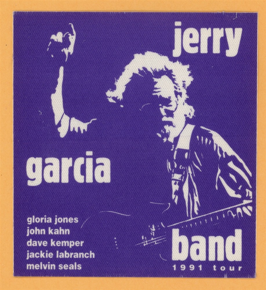 Jerry Garcia 1991 Grateful Dead Concert Tour All Access Backstage Pass
