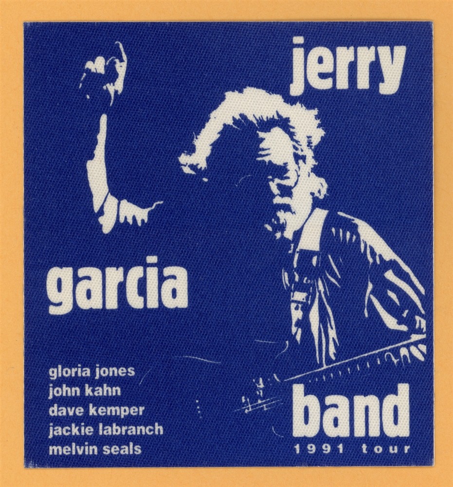 Jerry Garcia 1991 Grateful Dead Concert Tour All Access Backstage Pass