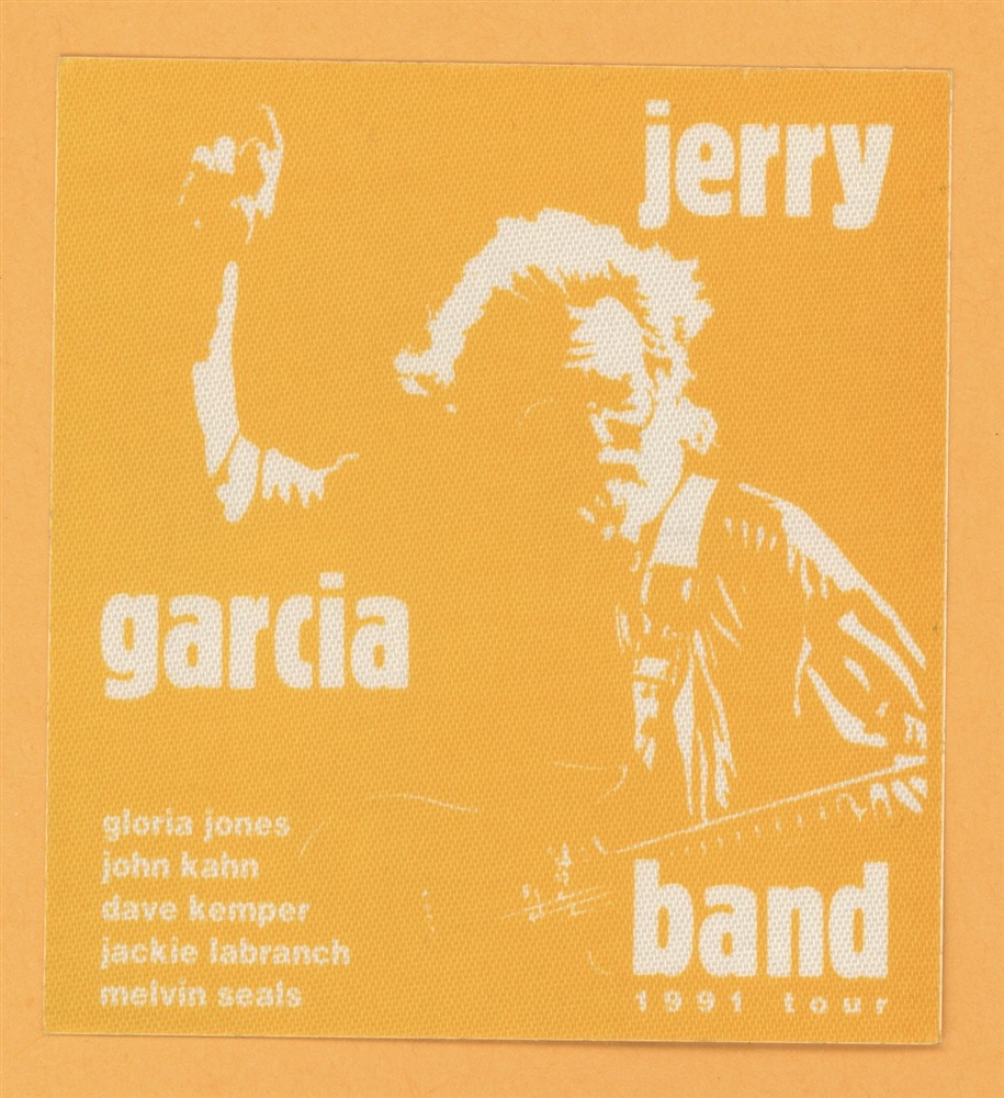 Jerry Garcia 1991 Grateful Dead Concert Tour All Access Backstage Pass