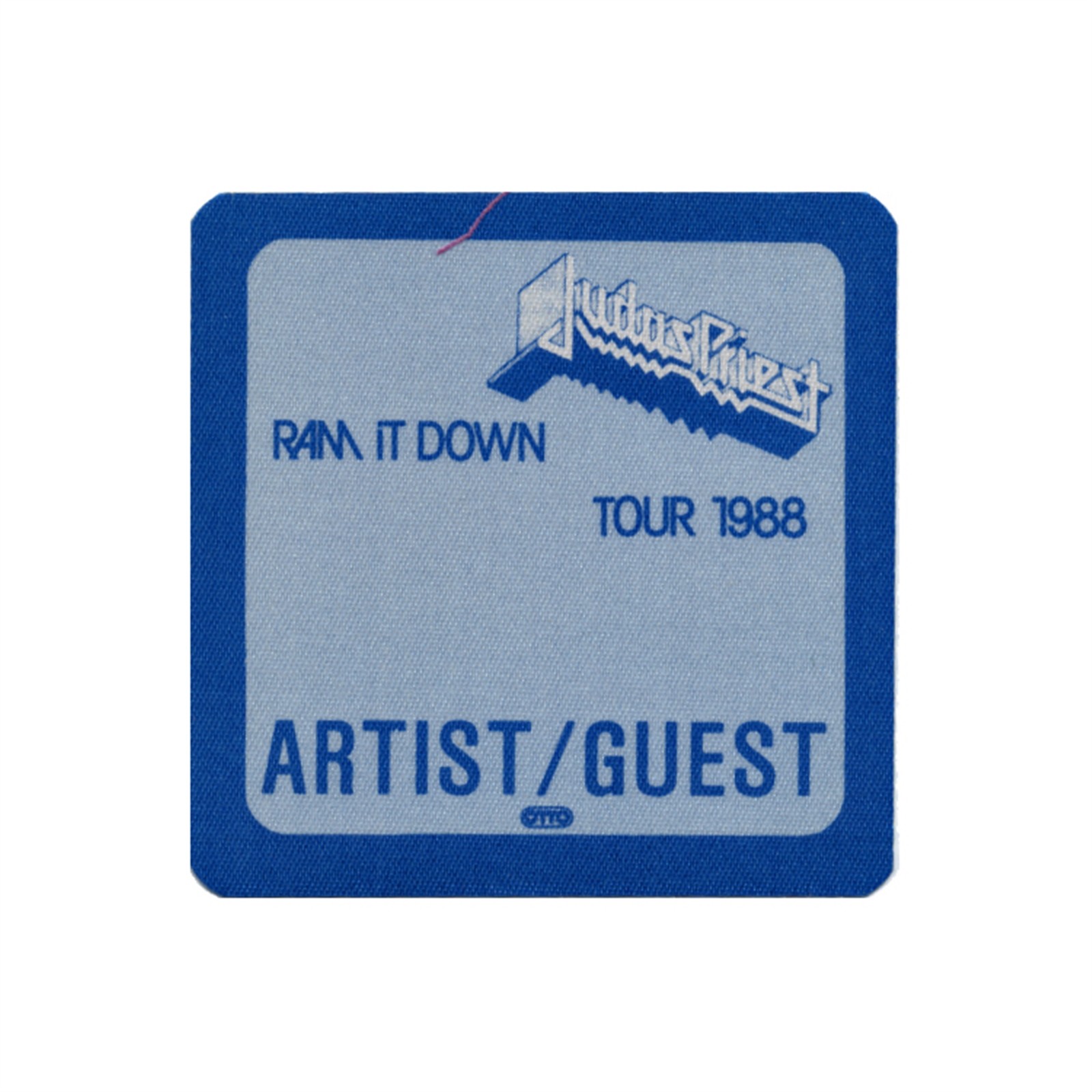 Judas Priest 1988 Ram it Down Concert Tour Artist Guest Backstage Pass