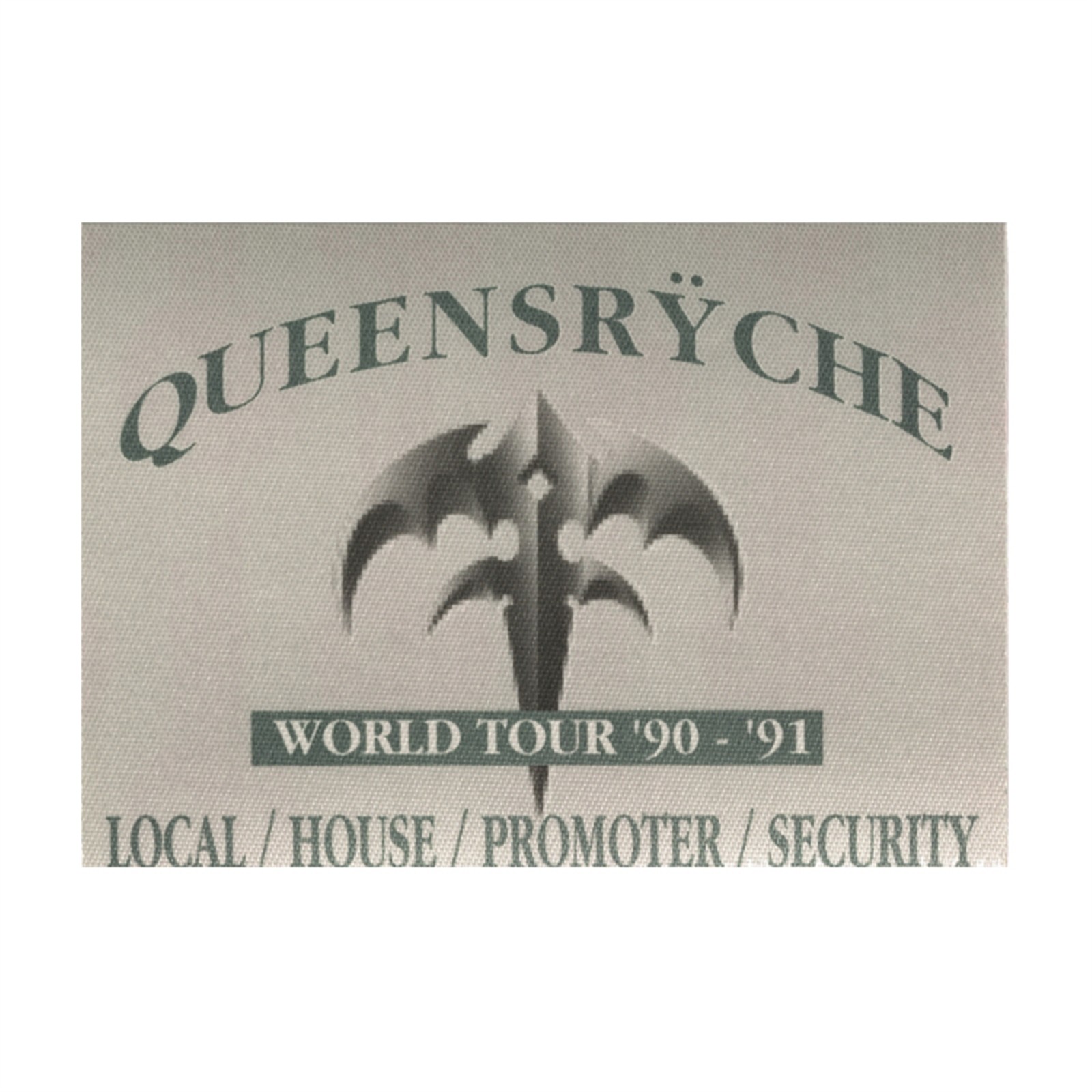 Queensryche 1990 Empire Concert Tour Local Crew Backstage Pass