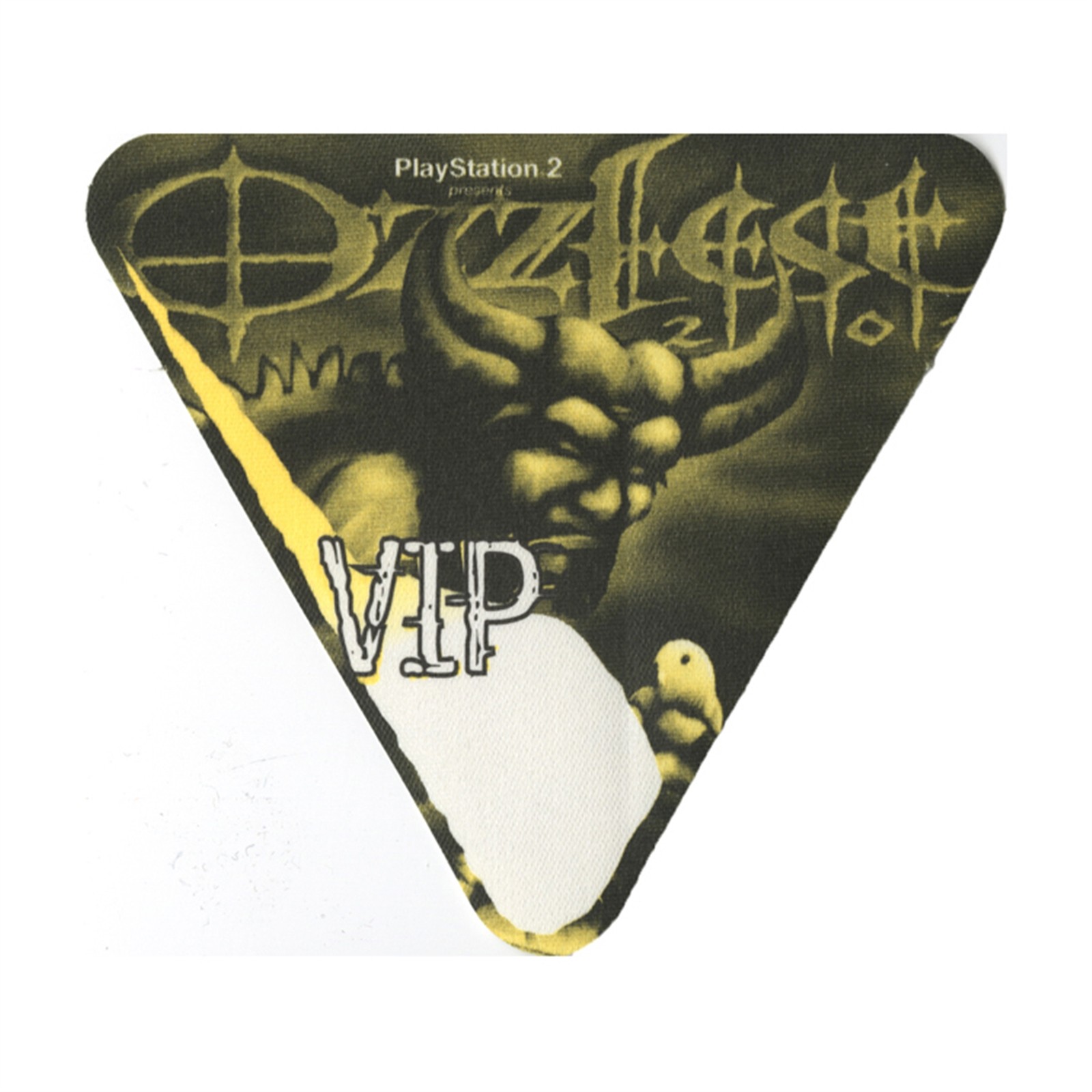 Ozzy Osbourne 2002 Ozzfest Concert Tour VIP Backstage Pass