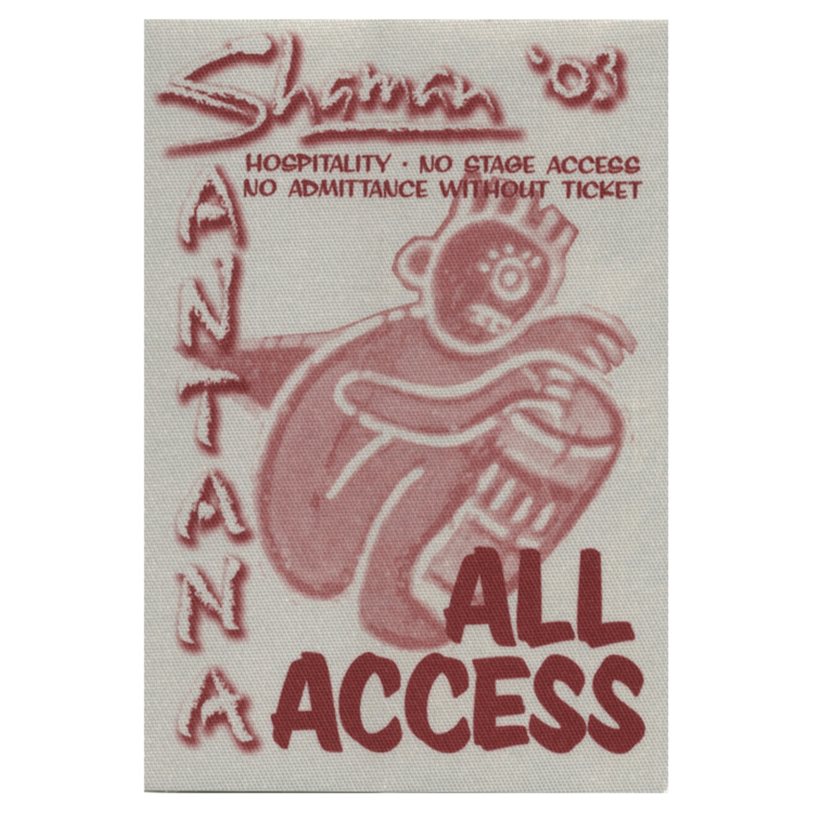 Santana 2003 Shaman Concert Tour All Access Backstage Pass