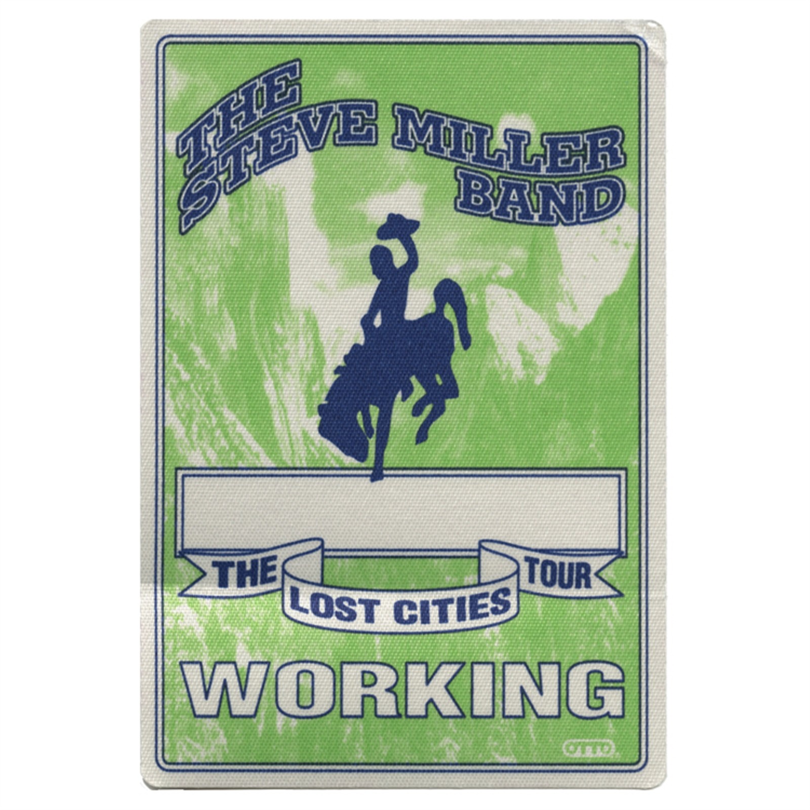 Steve Miller 1992 Lost Cities Concert Tour Working Backstage Pass