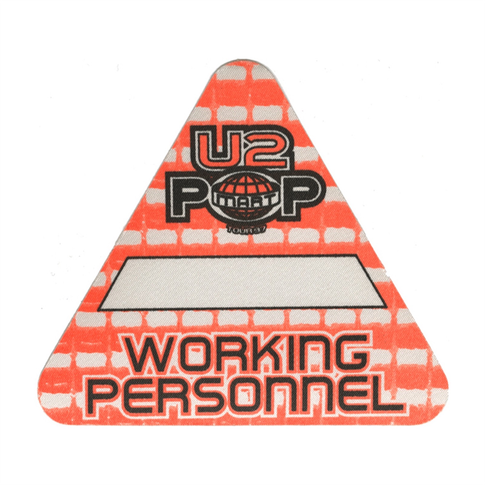 U2 1997 Pop Concert Tour Working Backstage Pass