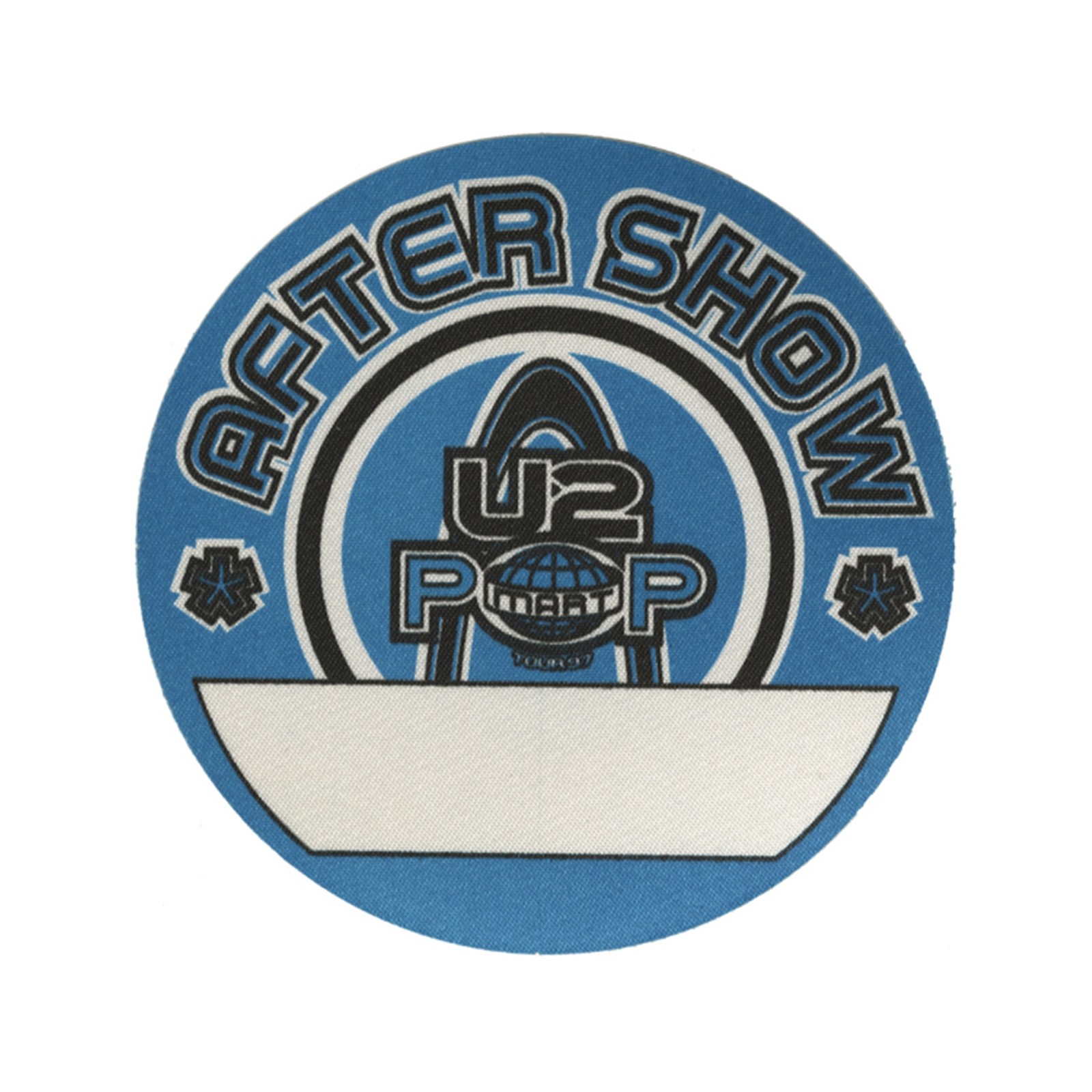 U2 1997 Pop Concert Tour Aftershow Backstage Pass