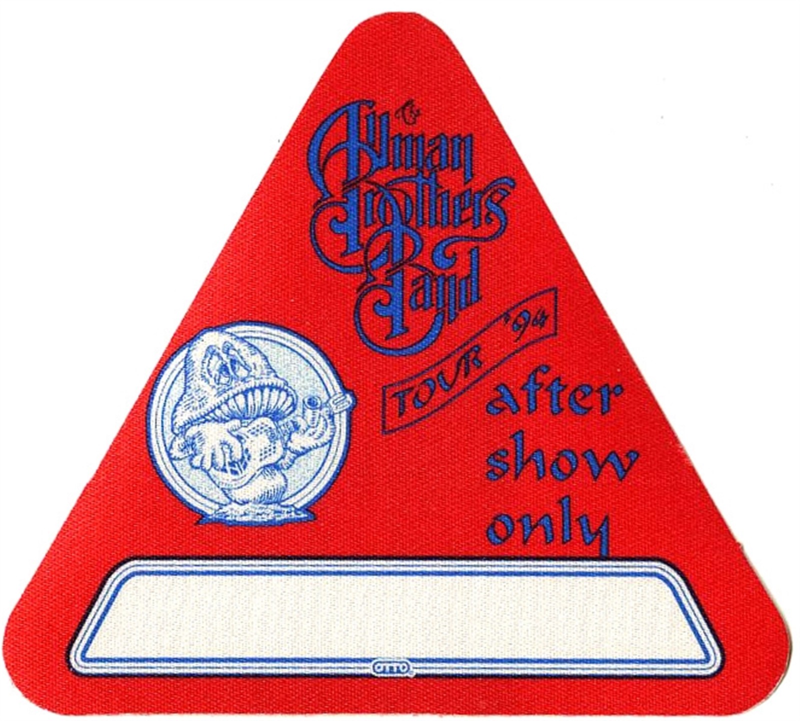 Allman Brothers 1994 Where It All Begins Concert Tour After Show Backstage Pass