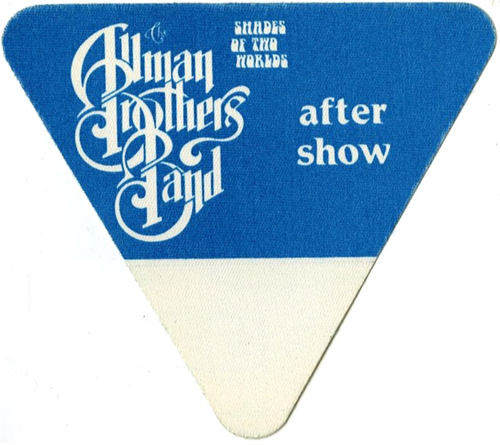 Allman Brothers 1991 Shades of Two Worlds Concert Tour After Show Backstage Pass