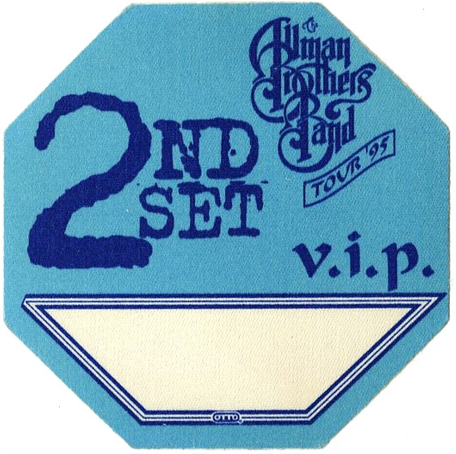 Allman Brothers 1995 2nd Set Concert Tour VIP Backstage Pass