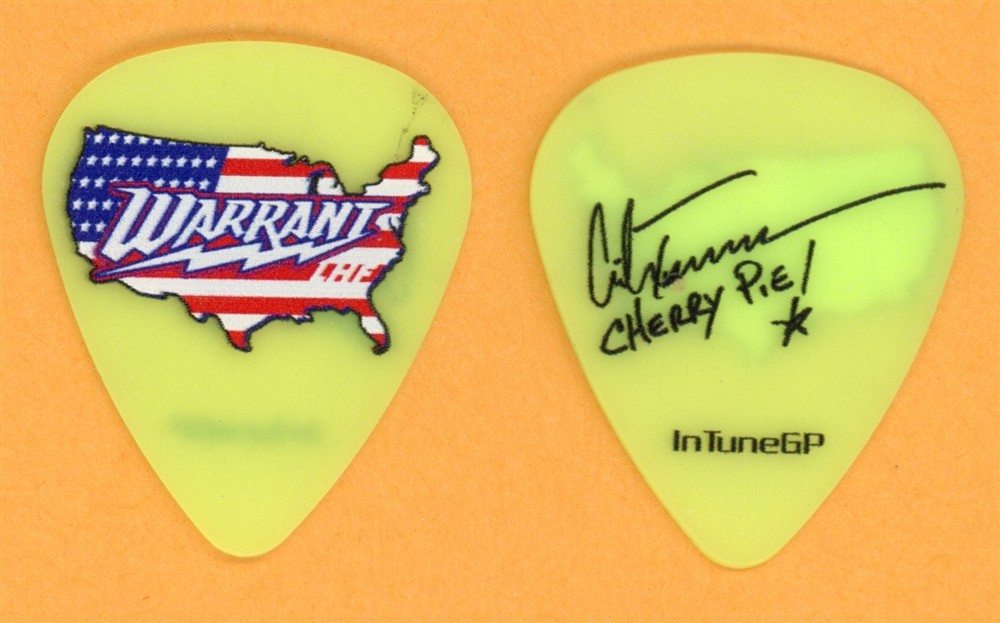 Warrant Erik Turner Joey Allen Robert Mason Jerry Dixon Vintage Tour Guitar Pick