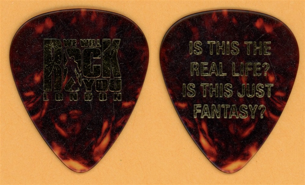 Queen We Will Rock You the Musical Vintage Guitar Pick - 2009 UK Tour