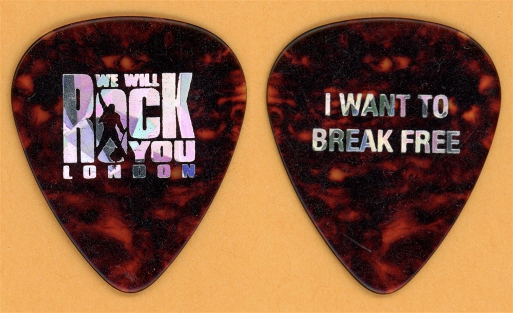 Queen We Will Rock You the Musical Vintage Guitar Pick - 2009 UK Tour