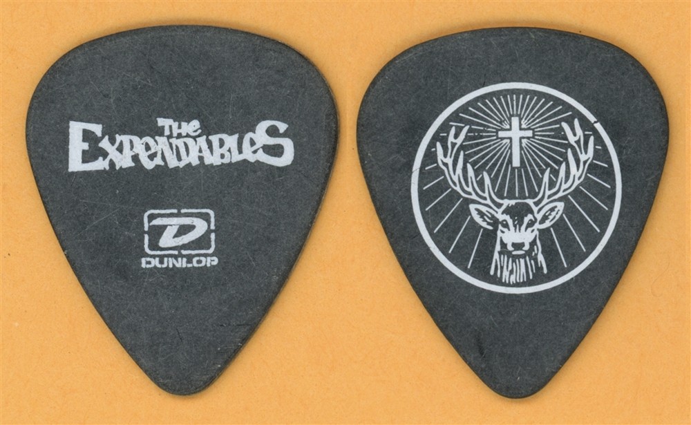 The Expendables Raul Bianchi Jagermeister Vintage Guitar Pick - 2011 US Tour