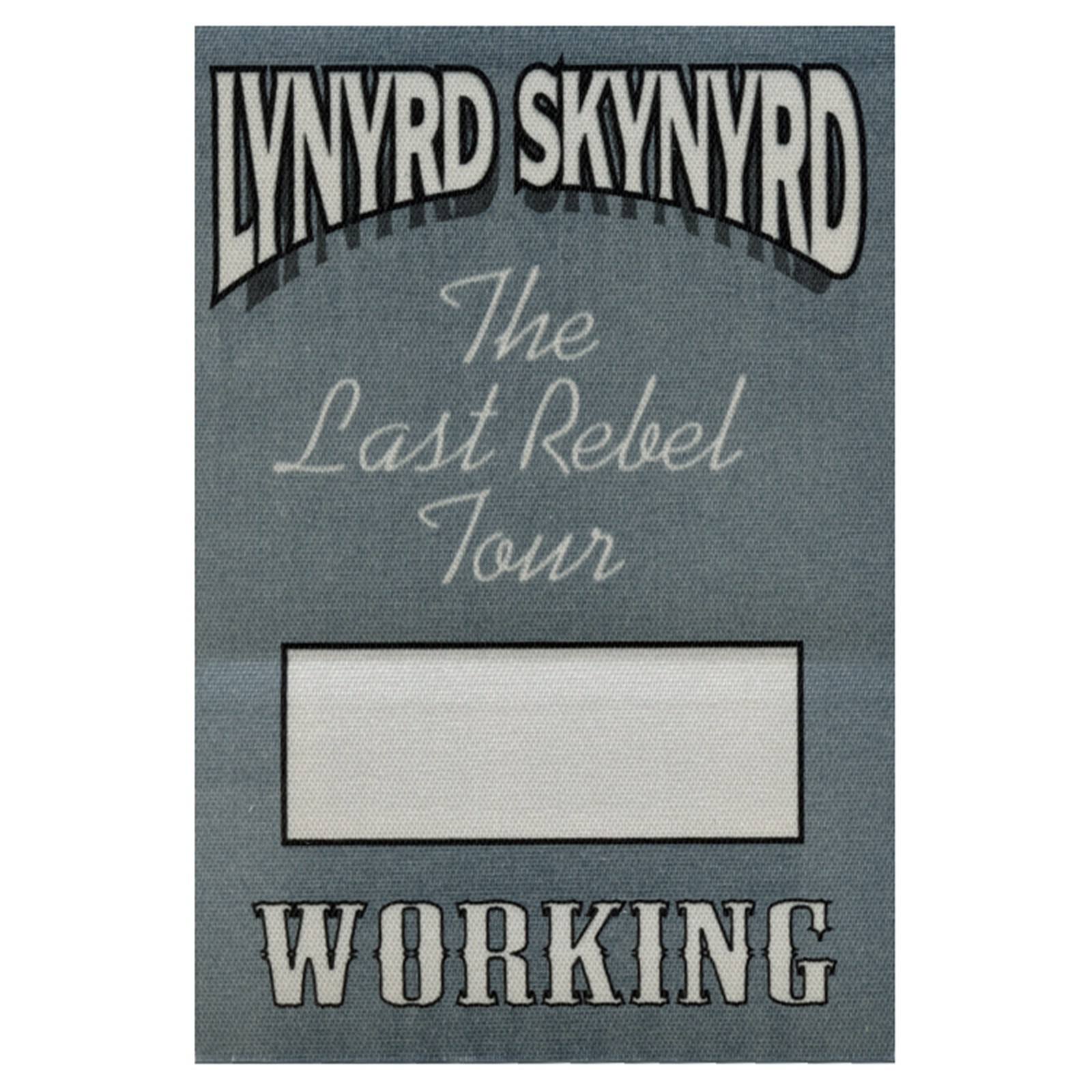 Lynyrd Skynyrd 1992 The Last Rebel Concert Tour Working Backstage Pass