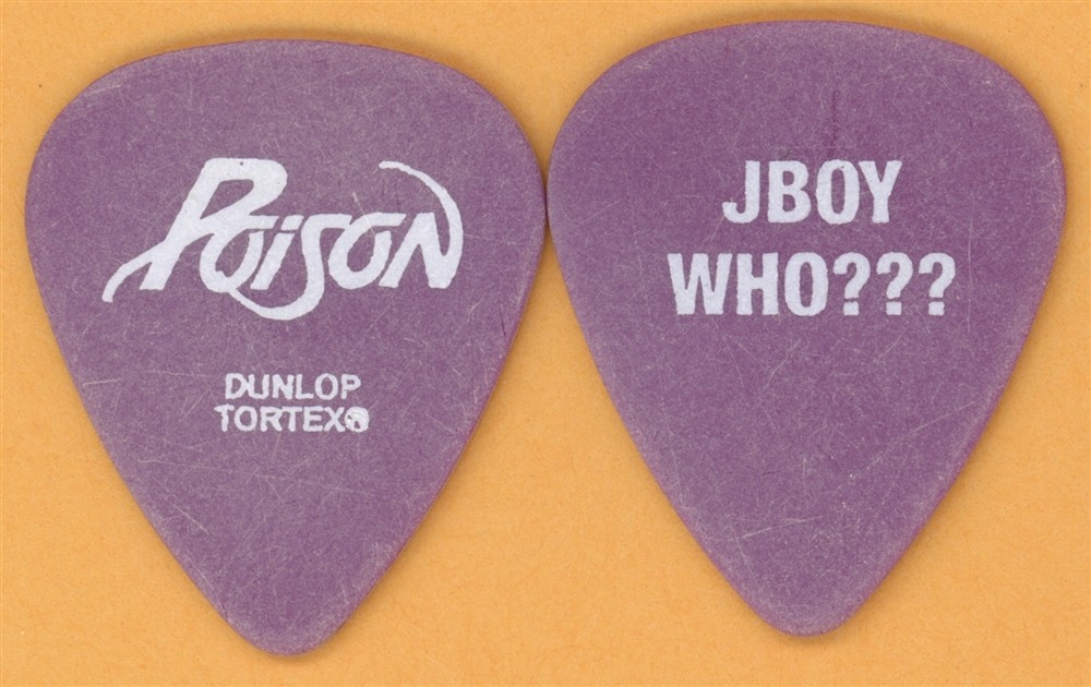 Poison JBoy Who??? Vintage Guitar Pick - 2006 20th Anniversary Tour