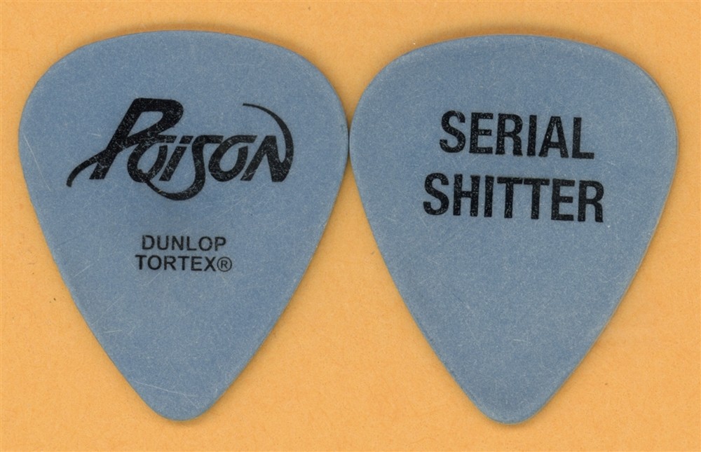 Poison Serial Sh*tter Vintage Guitar Pick - 2006 20th Anniversary Tour