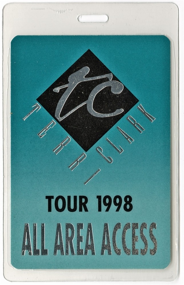 Terri Clark 1998 How I Feel Concert Tour All Access Foil Laminate Backstage Pass