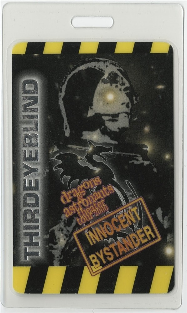 Third Eye Blind 2000 Laminated Backstage Pass Dragons Astronauts Tour