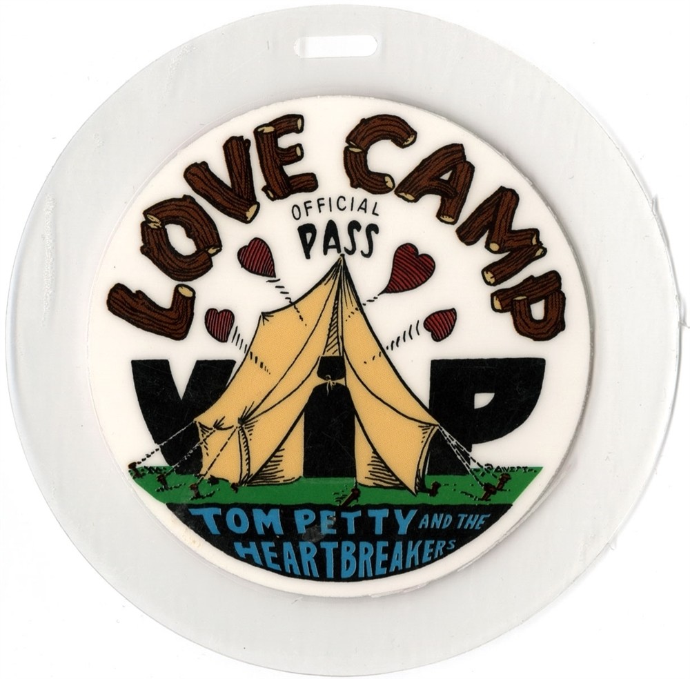 Tom Petty 1991 Into the Great Wide Open Concert Tour Laminated Backstage Pass