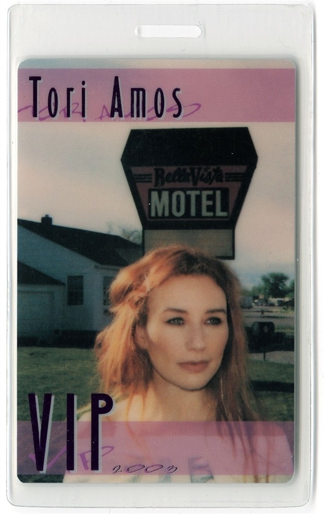 Tori Amos 2003 Scarlett's Walk Concert Tour VIP Laminated Backstage Pass