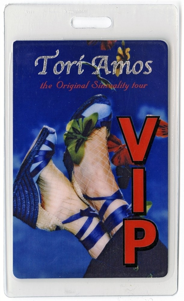 Tori Amos 2005 Laminated Backstage Pass Sinsuality Tour VIP