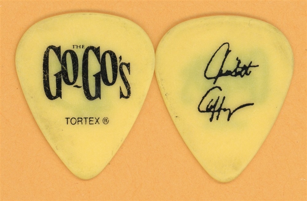 The Go-Go's Charlotte Caffey Vintage Guitar Pick - 2006 Tour