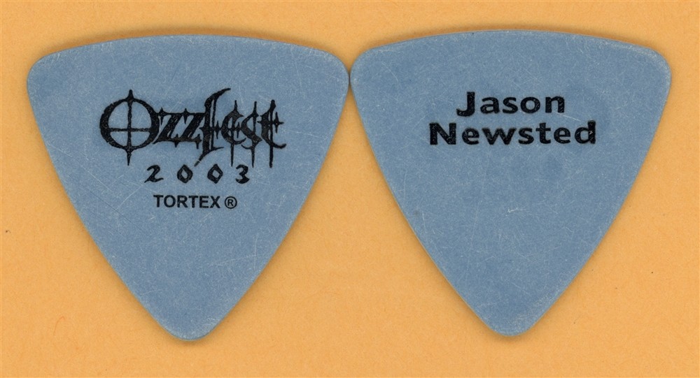 Ozzy Osbourne Jason Newsted Metallica Vintage Guitar Pick - 2003 Ozzfest Tour