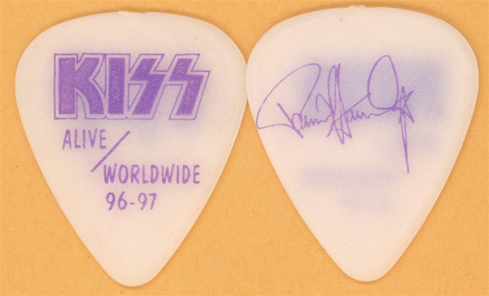KISS Paul Stanley Vintage Guitar Pick - 1996 Alive Worldwide Tour